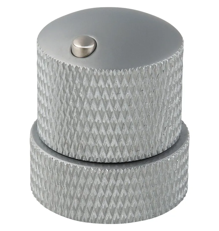 Framus & Warwick Parts - Stacked Potentiometer Dome Knob with Convex Indicator - Satin Chrome Nur Heute