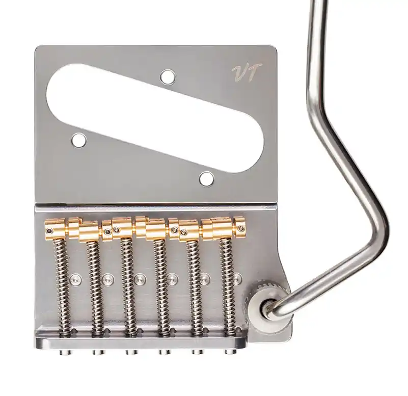 VegaTrem VT2ND Teletrem Modern “No Drill” (VT2NDMD-w/oL) - Stainless Steel Neu Im Sortiment