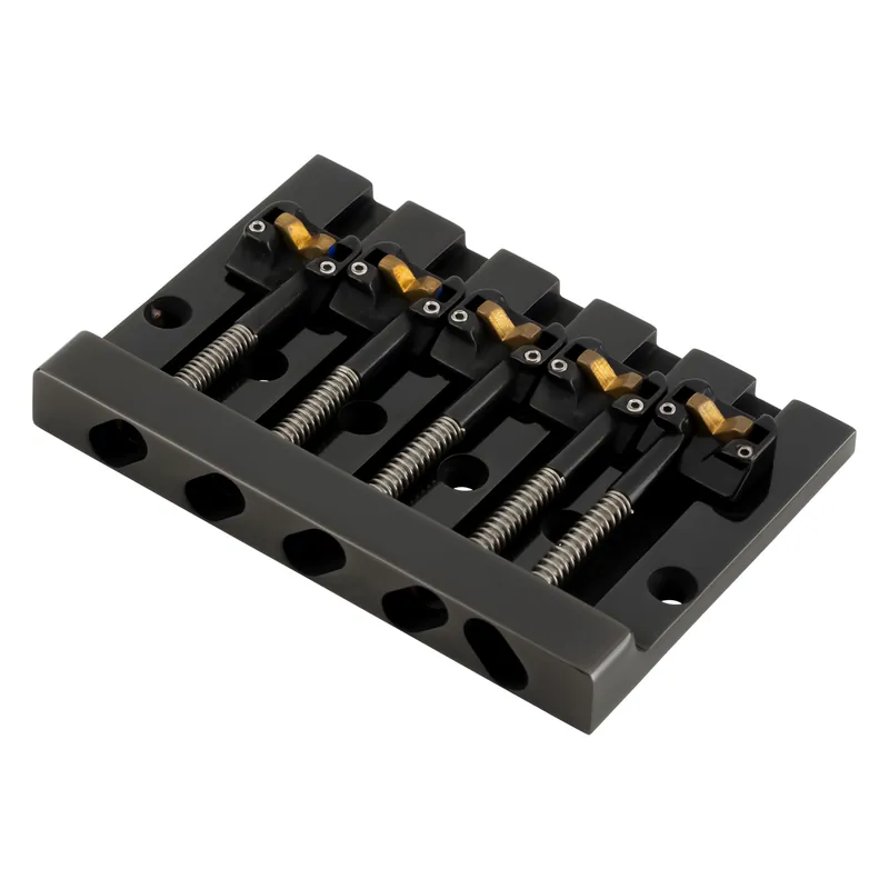 Highlight HIPSHOT 5 String KickAss Bass Bridge - Mounting Style I - Black