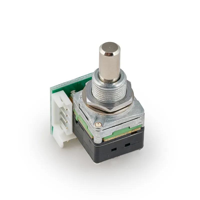 Begrenztes Angebot MEC Volume Potentiometer Module, B500K, Push/Pull, DPDT, R4 Connector, Solid Shaft