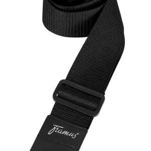 Neuheit Framus Nylon Guitar Strap - Black, 50 mm Width