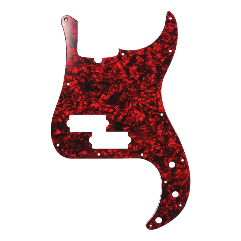 Preisknaller D'Andrea P-Bass Pickguard (DPP PB RDP), Red Pearl