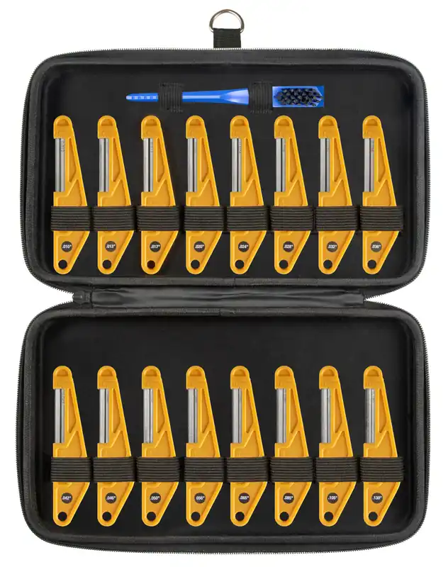Top-Seller MusicNomad Diamond Coated Nut File Set, 16 pcs. (MN676) - Complete Shop Set