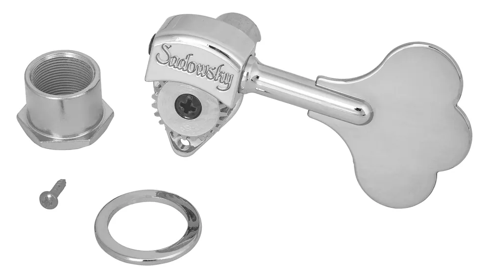 Sadowsky Parts - Light Bass Machine Head with Open Gear, Left (Bass) Side - Chrome Top-Angebot