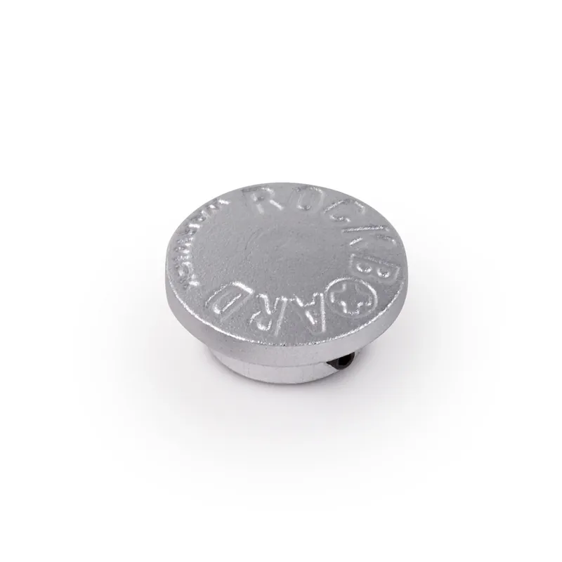 RockBoard StomPete Footswitch Topper, 3 pcs. - Silver Zertifiziert