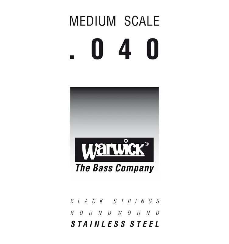 Angebot Warwick Black Label Bass Strings, Stainless Steel - Bass Single String, .040", Medium Scale