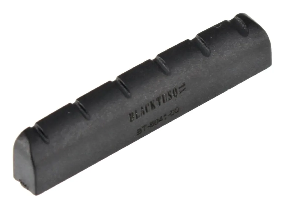 Jetzt Kaufen Black TUSQ XL PT-6041-00 - Slotted Guitar Nut - Electric, Y-Style, Rounded, Flat