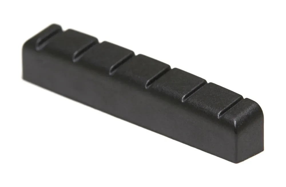 Begrenztes Angebot Black TUSQ XL PT-6643-L0 - Slotted Guitar Nut (43 x 6 mm) - Electric, P-Style / I-Style, Flat, Lefthand
