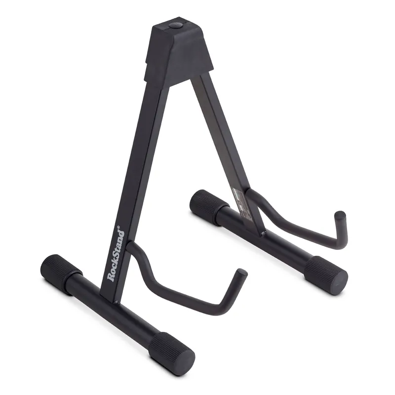 Markenware RockStand RS 20811 B - Locking A-Frame Stand - for Acoustic Guitar / Bass