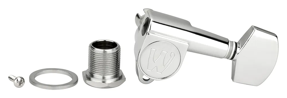Billig Warwick Parts - Warwick & RockBass Machine Head (8-String), Left (Bass Side) - Chrome