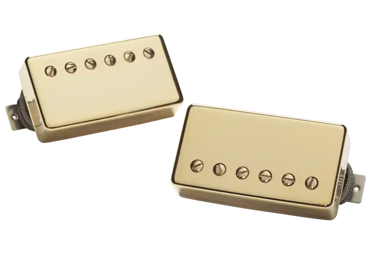 Schneller Versand Seymour Duncan APH-2s - Slash Alnico II Pro Humbucker Set, 1-Conductor Cable - Gold Cover