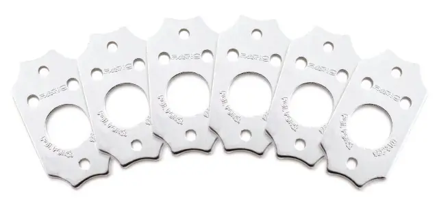Preiswert Graph Tech PRT-952-213-AL Ratio InvisoMatch Mounting Plates, G-Style Two Screw Hole (6 pcs.) - Aluminum