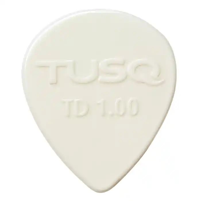 TUSQ - Tear Drop Picks, Player's Pack, 6 pcs., white, 1.00 mm Jetzt Kaufen