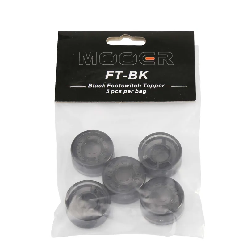Nur Für Kurze Zeit Mooer Candy Footswitch Topper, black, 5 pcs.