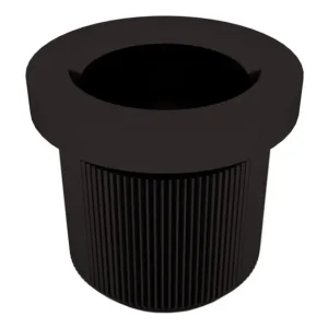 Hipshot 6L150B - Guitar String Ferrules - 1 pc. - Black Knallerangebot