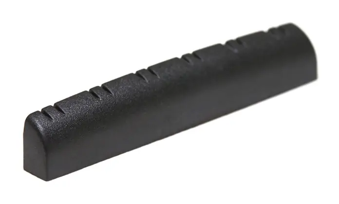 Black TUSQ XL PT-1578-00 - Slotted Guitar Nut, 12-String (3/16" Thick) - Acoustic / Electric, Rounded, Flat Jetzt Kaufen