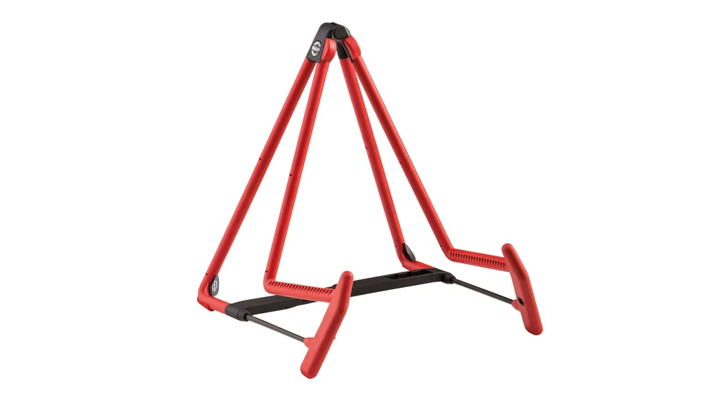 K&M 17580 A-Gitarrenständer Heli 2, rot Online Kaufen