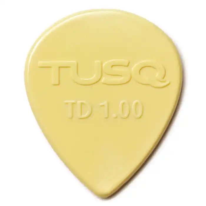 TUSQ - Tear Drop Picks, Player's Pack, 6 pcs., vintage white, 1.00 mm Top-Seller