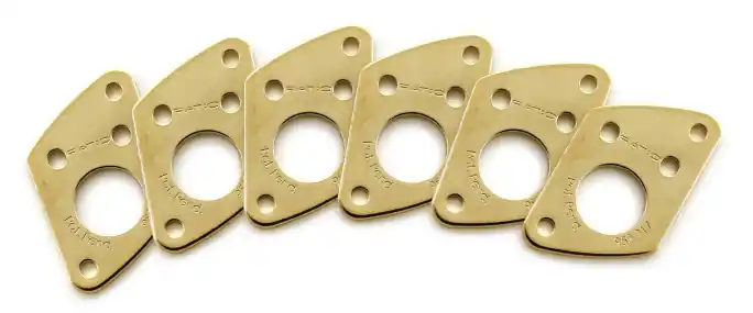 Begrenztes Angebot Graph Tech PRT-952-217-G0 Ratio InvisoMatch Mounting Plates, F-Style Screw Hole (6 pcs.) - Gold