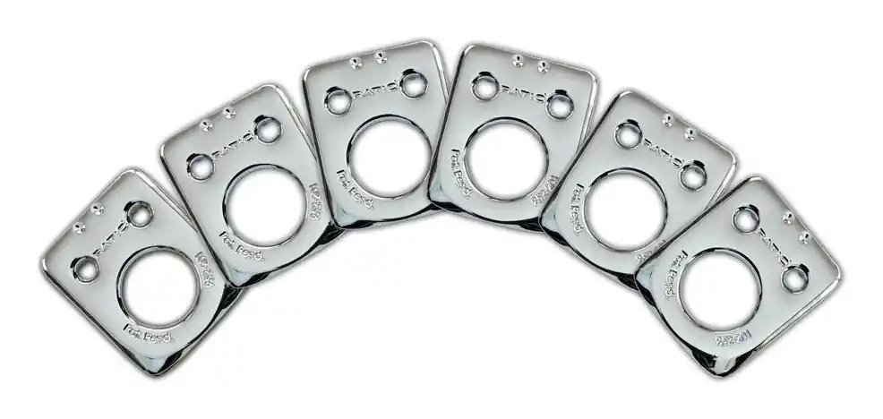 Meistverkauft Graph Tech PRT-952-201-C0 Ratio InvisoMatch Mounting Plates, F-Style 2-Pin Hole (6 pcs.) - Chrome