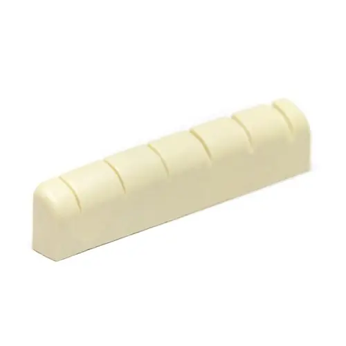 TUSQ XL PQL-6010-AG - G- Style Electric Guitar Nut, Flat, Slotted, 3/16" width, Aged Direkt Vom Hersteller