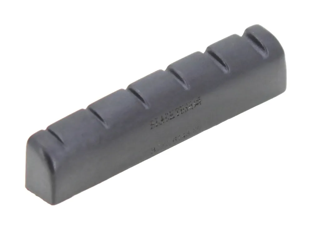 Versand Am Gleichen Tag Black TUSQ XL PT-6143-00 - Slotted Guitar Nut (43 x 6 mm) - Acoustic / Electric, Rounded, Flat