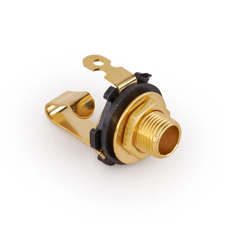 MEC Open Mono Jack Socket - Gold Heißes Angebot