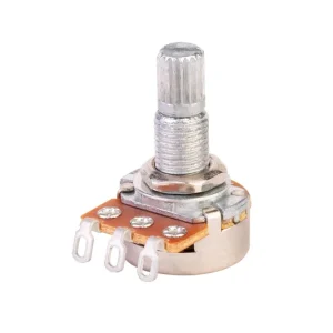 MEC 16 mm Mono Potentiometer, A500K, Split Shaft, Solder Lugs Expressversand