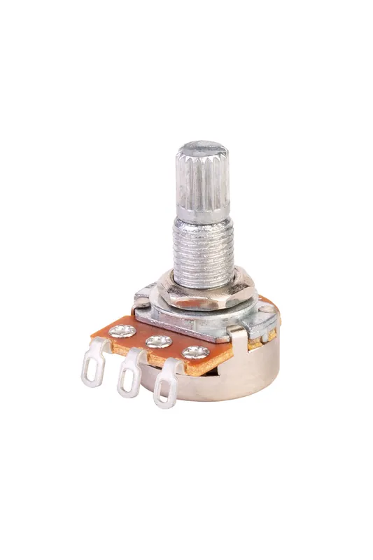 MEC 16 mm Mono Potentiometer, A500K, Split Shaft, Solder Lugs Expressversand