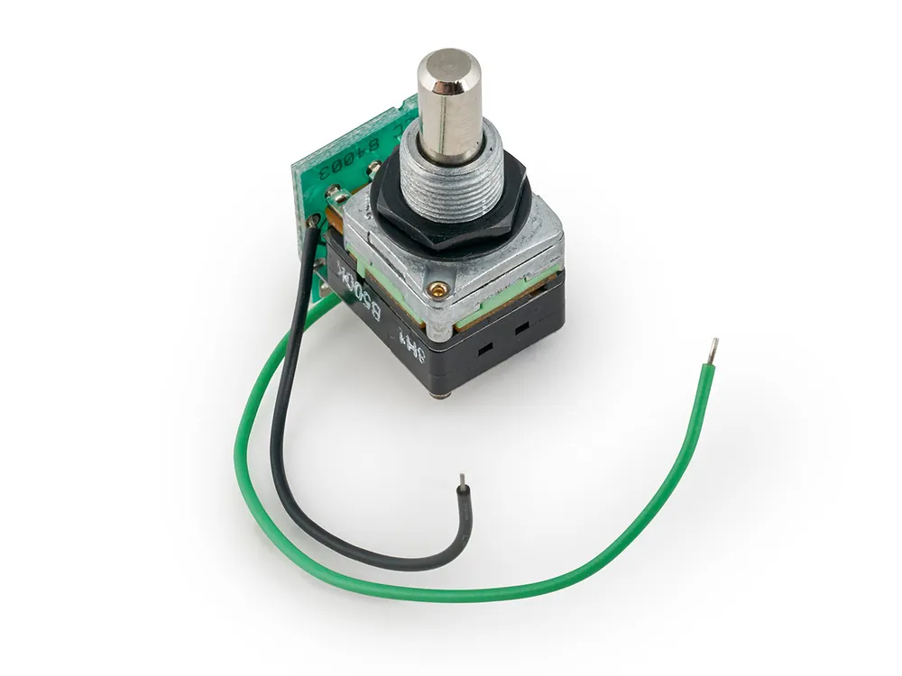 MEC Volume Potentiometer Module, B500K, Push/Pull, DPDT, Solid Shaft, with Connection Cables Preiswert
