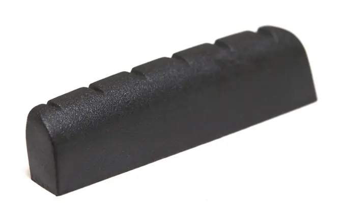 Black TUSQ XL PT-M600-00 - Slotted Guitar Nut (1 11/16" Long) - Acoustic, M-Style, Rounded, Slanted Preis Gesenkt