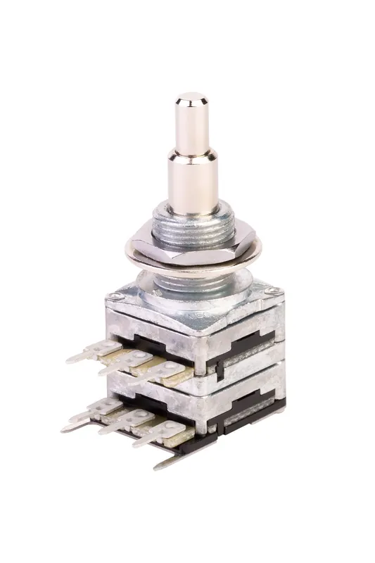 Preis Gesenkt MEC Stacked Dual Mono Potentiometer, B50K/cc / A500K, Solid Shaft