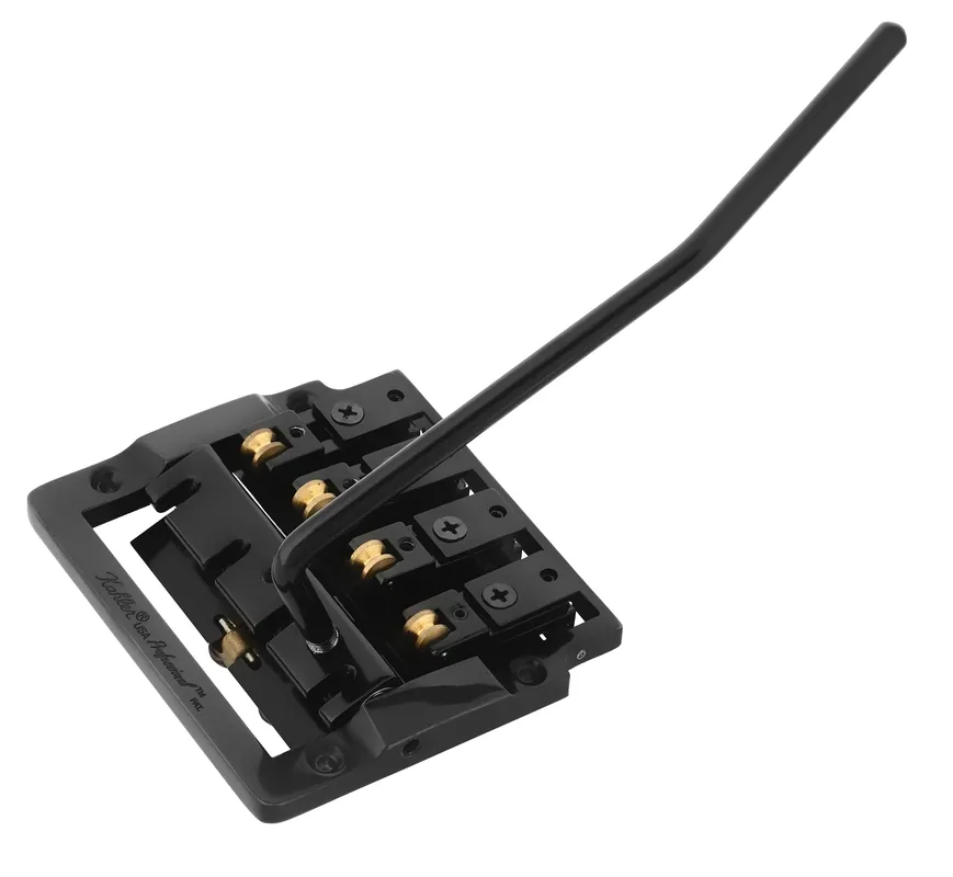 Kahler 7410 - Hybrid 4-String Bass Tremolo with Rearward Saddles - Black Must-Have