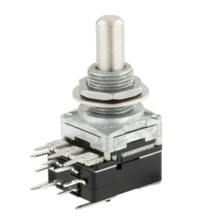 Highlight MEC Mono Potentiometer, A250K, Push/Pull, DPDT, Solid Shaft