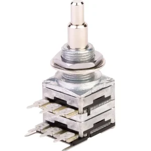 Preisknaller MEC Stacked Dual Mono Potentiometer, B100K/cc / B100K/cc, Solid Shaft