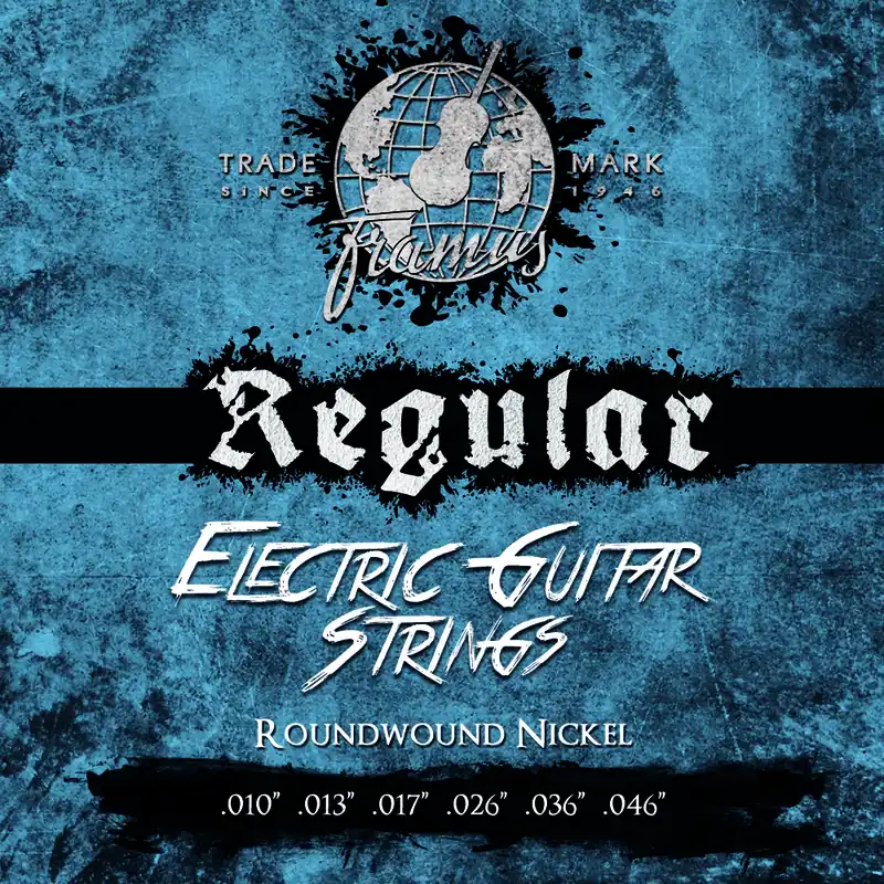 Framus Blue Label Electric Guitar String Set, Nickel-Plated Steel - Regular, .010"-.046" Meistverkauft