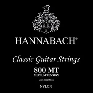 Ausverkauf HANNABACH Einzelsaite A5 Klassikgitarre Serie 800 Medium Tension versilbert