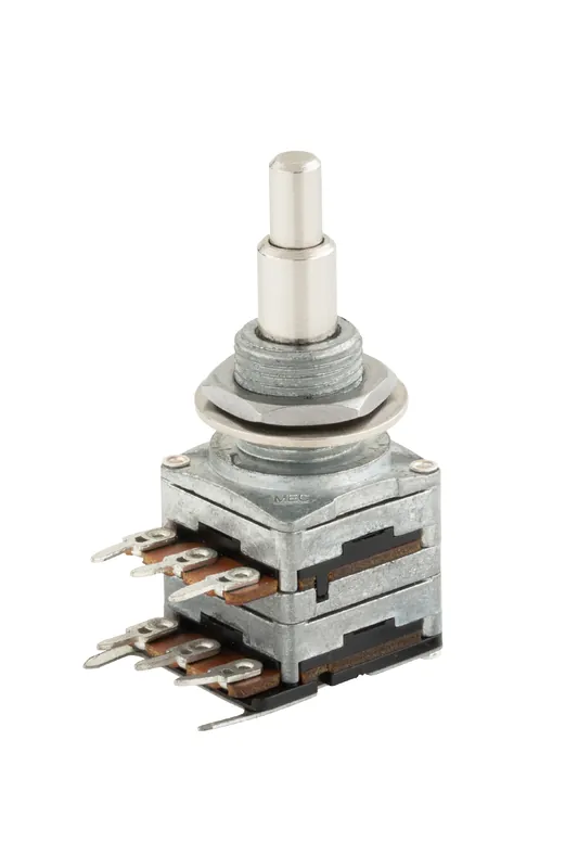MEC Stacked Dual Mono Potentiometer, A25K / A25K, Solid Shaft Preiswert