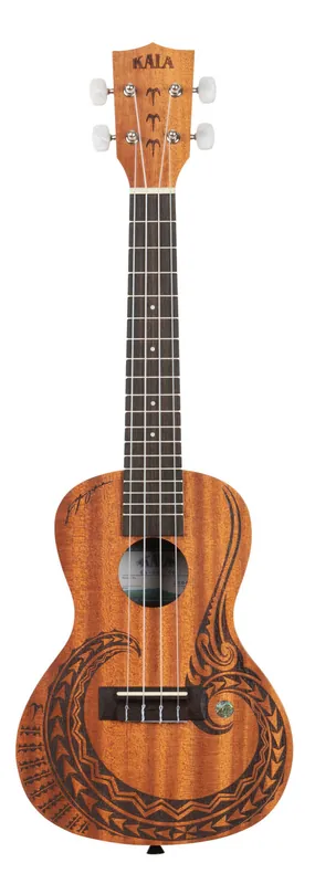 Preisreduziert Kala KA-COURAGE-C- Courage Mahogany Concert Ukulele, with Bag