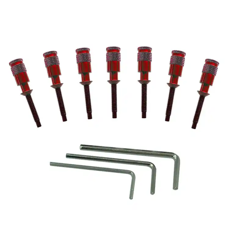 Floyd Rose FRHPRDP - Hollow Point Intonation System - 7-String - Red Kostenloser Versand