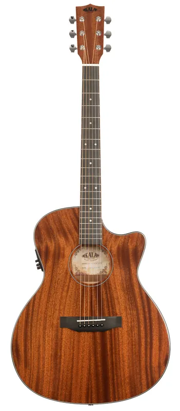 Sale KALA KA-GTR-MTS-E - Solid Mahogany Thinline Steel Guitar, with Bag