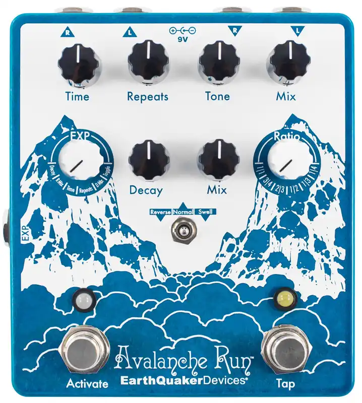 Neue Kollektion EarthQuaker Devices Avalanche Run V2 - Stereo Delay / Reverb