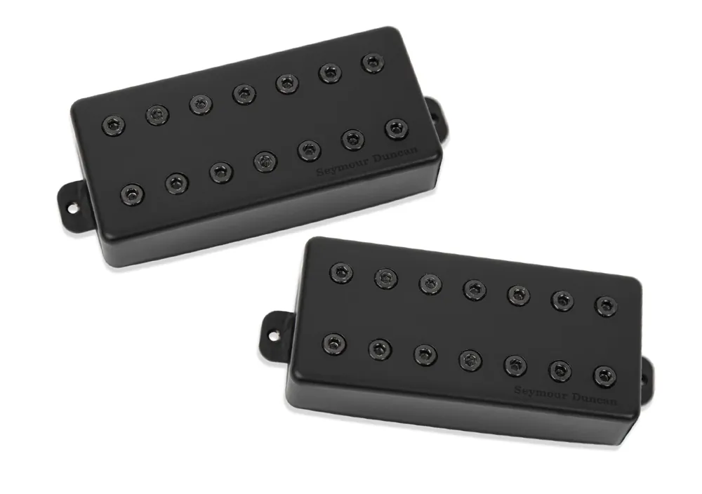 Sichere Zahlung Seymour Duncan Signature Mark Holcomb Scarlet & Scourge Pickup Set, 7-String - Black Cover