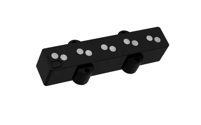 Bartolini 5-String b-axis J-Bass (b-axis J45J-L-19), Bridge, Black Top-Seller