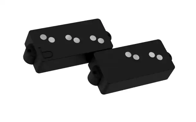 Top-Seller Bartolini 5-String b-axis P-Bass (b-axis PB5-19), Black
