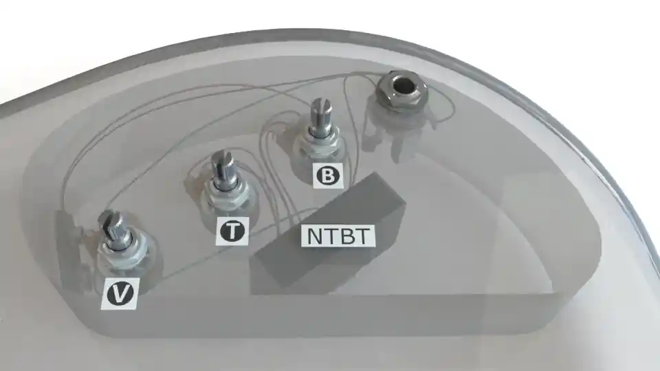 Günstig Bartolini NTBT 2-Band Preamp (HR-2.3/918), 3 Pots
