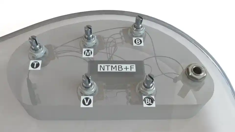 Preisknaller Bartolini NTMB+F 3-Band Preamp (HR-5.0/918), 5 Pots