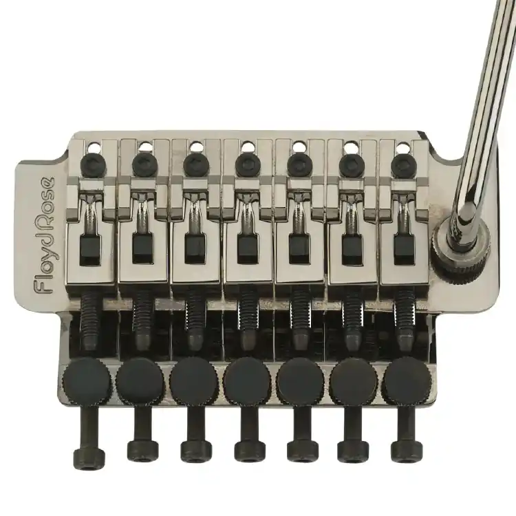 Preisreduziert Floyd Rose FRTPS5000 - 1000 Series Pro Tremolo System - 7-String - Black Nickel