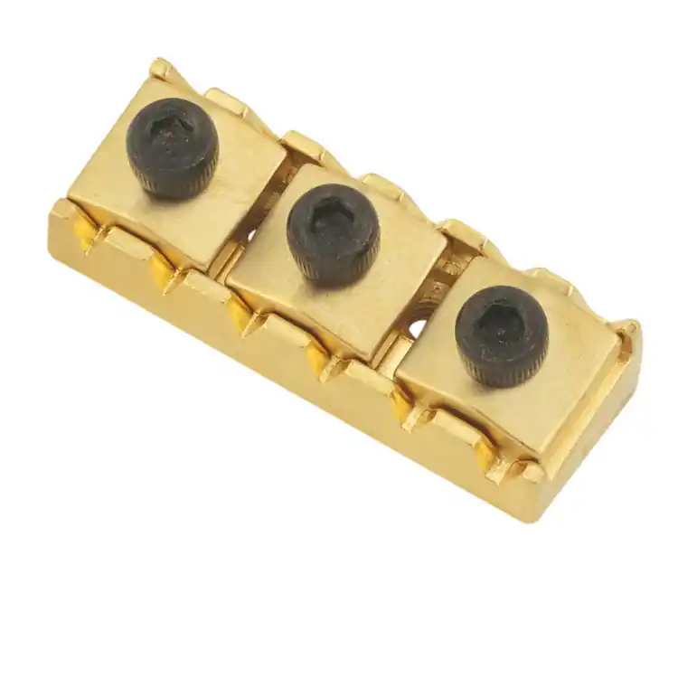 Floyd Rose FR1NL3SG - 1000 Series / Special Locking Nut R-3 - Left - Satin Gold Aktuell