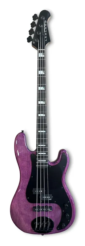 Lakland Skyline 44-64 Custom GZ Bass, 4-String - Translucent Purple Gloss Zertifiziert